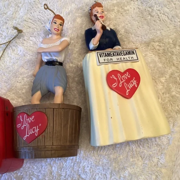 💲 FINAL PRICE! THREE “I LOVE LUCY” Ornaments… - Picture 4 of 8